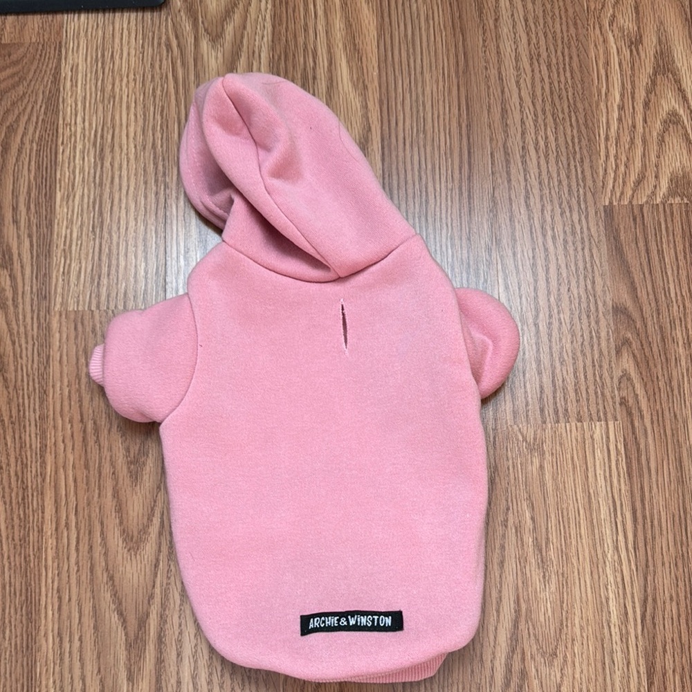 Archie & Winston Pink Dog Hoodie